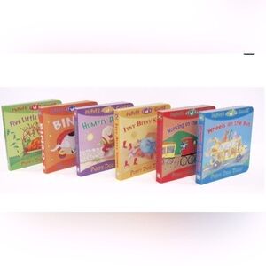 6-book Travel Pk, Mother Goose Nursery Rhymes (with audio CD) EUC